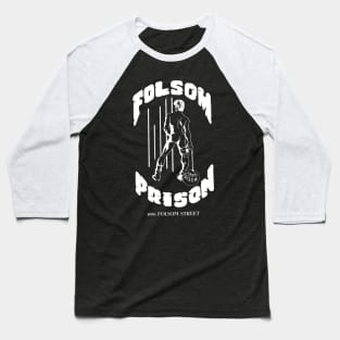 Folsom Prison Gay LGBT Retro Vintage Baseball T-Shirt